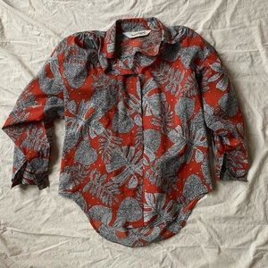 Vintage Diane Von Furstenberg Button Blouse